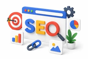 Gambar mesin pencari SEO